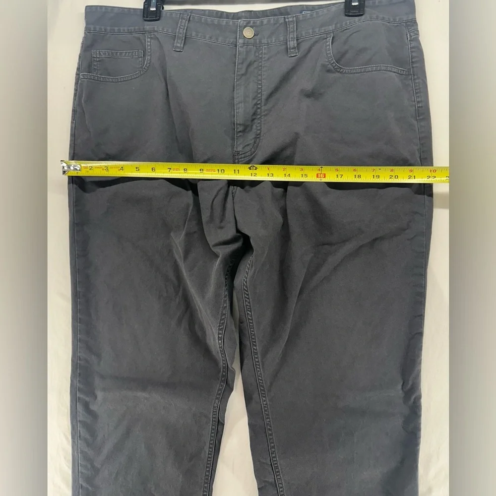Vineyard Vines Mens 5‎ Pocket Canvas Pants Slim Fit Straight Leg Gray Size 40